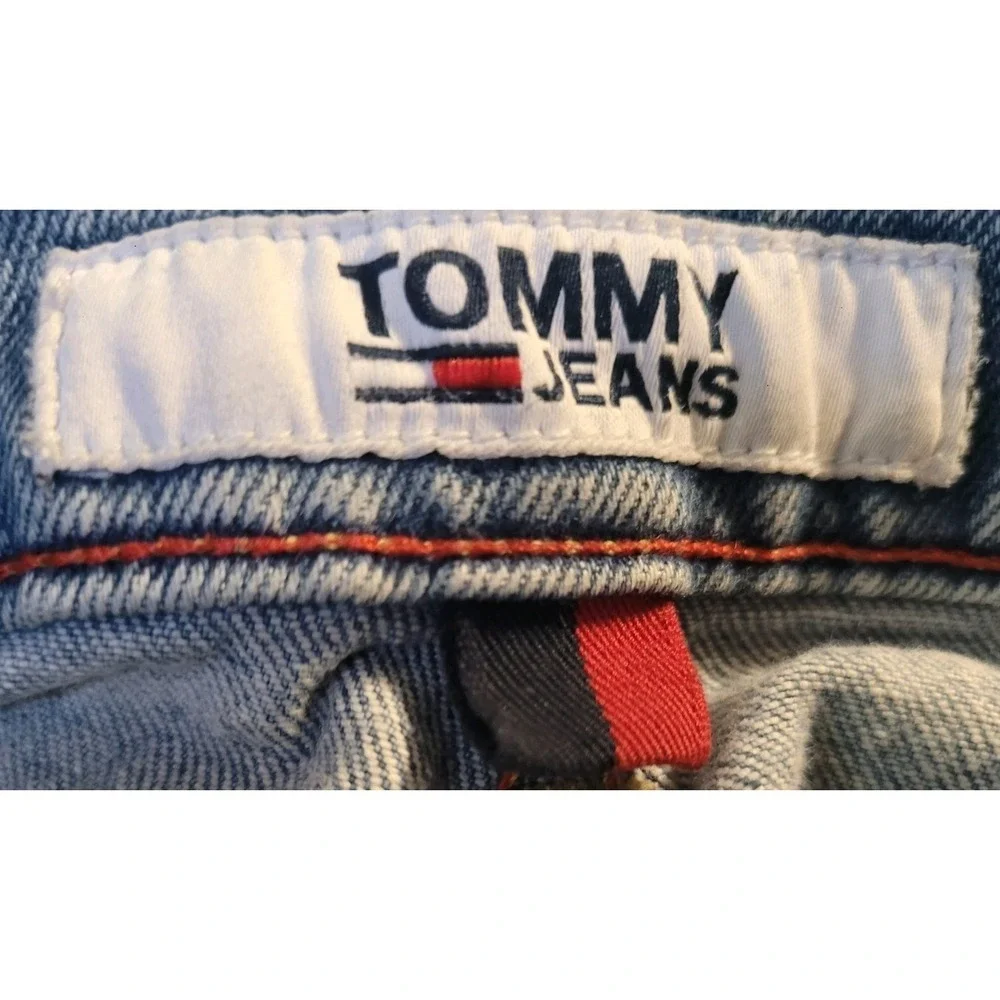 Tommy Jeans Men's Pants 36x30 Dads Jean Papa Washed Blue Jeans